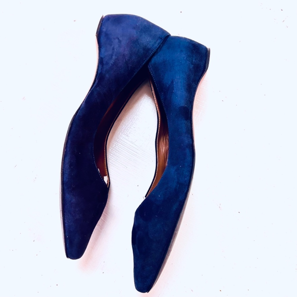 AQUATALIA suede navy  size 9.5 - Picture 2 of 10